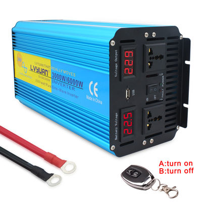 ποιότητας  For Air Conditioning 3000W/6000W Power Inverter Pure Sine Wave 12V DC To AC 220V Function Car Inverter Solar Pump Pump Drill Using εργοστάσιο